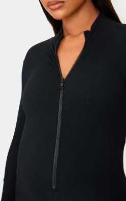 PrettyLittleThing Snatched*Maternity Snatched Ribbed Jumpsuit
