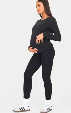PrettyLittleThing Snatched*Maternity Snatched Ribbed Leggings