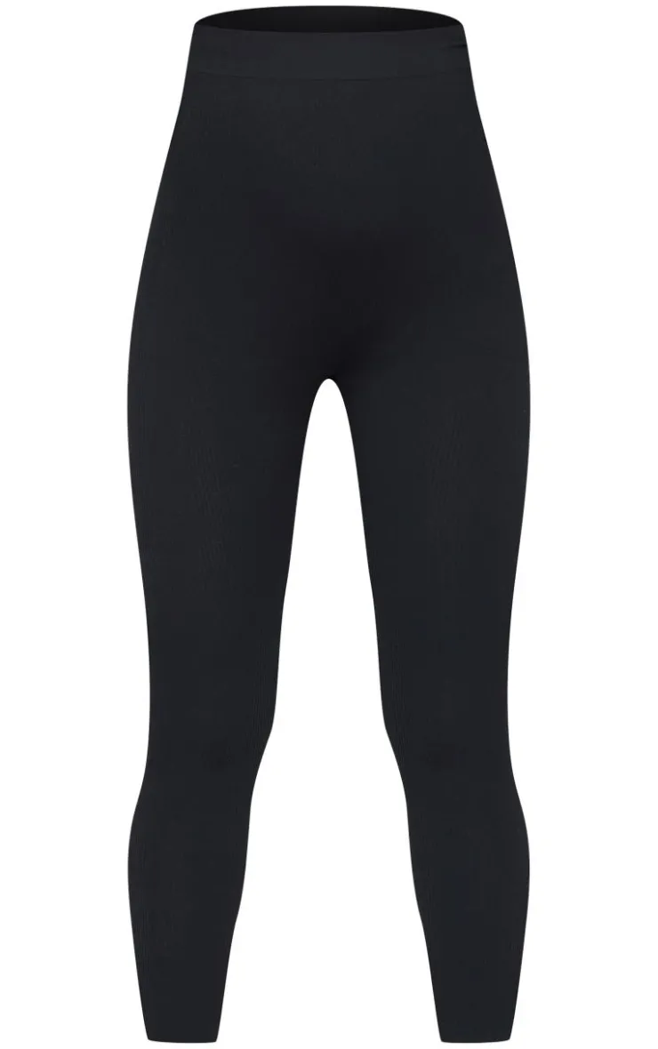 PrettyLittleThing Snatched*Maternity Snatched Ribbed Leggings