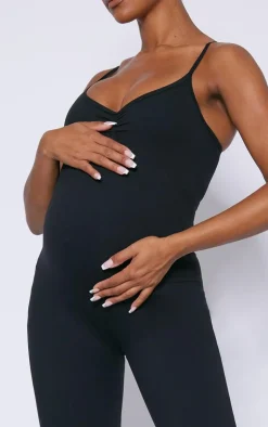PrettyLittleThing Snatched*Maternity Snatched Sculpt Cami Strap Jumpsuit