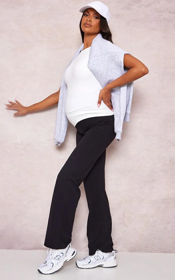 PrettyLittleThing Snatched*Maternity Snatched Sculpt Flared Pants