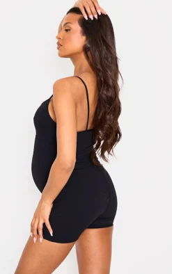 PrettyLittleThing Unitards*Maternity Snatched Sculpt Ruched Front Detail Unitard