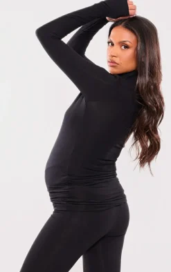 PrettyLittleThing Workout Tops*Maternity Sport Half Zip Up Top