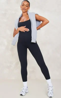 PrettyLittleThing Snatched*Maternity Strappy Snatched Sculpt Jumpsuit