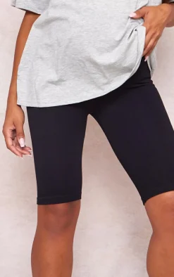 PrettyLittleThing Snatched*Maternity Structured Snatched Rib Bike Shorts