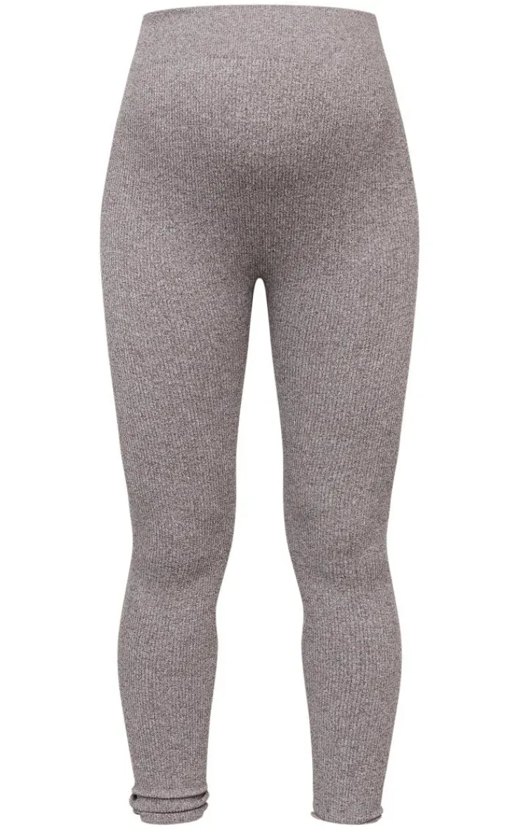 Outlet PrettyLittleThing Maternity Chocolate Snatched Rib High Waist Leggings Chocolate.