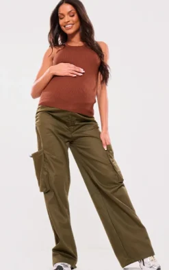 PrettyLittleThing Knitted Tops*Maternity Knitted Longline Vest