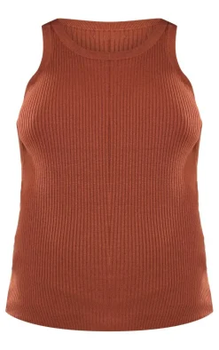 PrettyLittleThing Knitted Tops*Maternity Knitted Longline Vest