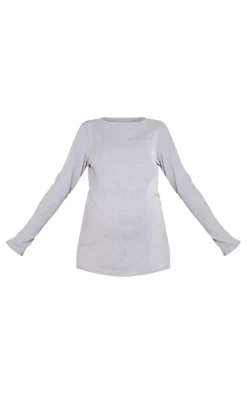 PrettyLittleThing Sweaters*Maternity Knitted Crew Neck Sweatshirt