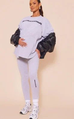 Best PrettyLittleThing Maternity Leggings Grey