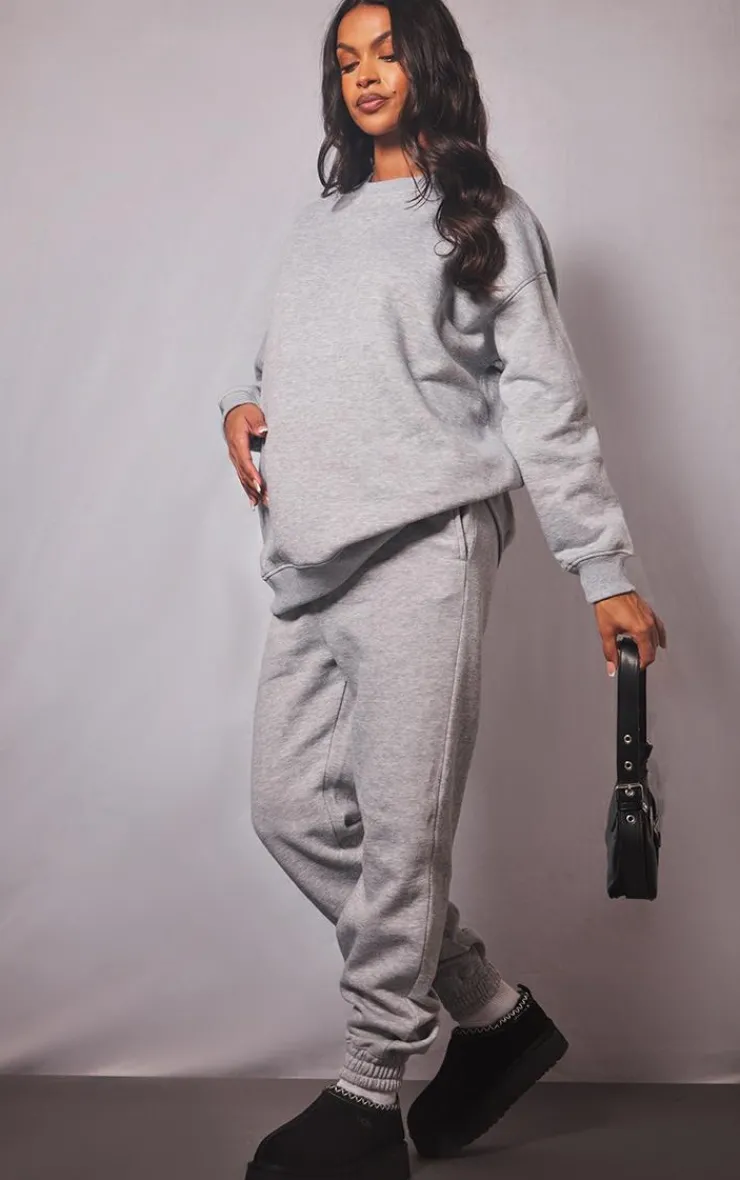 PrettyLittleThing Grey Sweatsuits*Maternity Basic High Waist Sweatpants