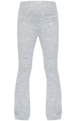 New PrettyLittleThing Maternity Brushed Flared Pants Grey Marl