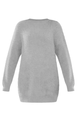 PrettyLittleThing Sweater Dresses*Maternity Fluffy Knitted Sweater Dress