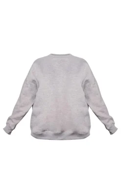 PrettyLittleThing Grey Sweatsuits*Maternity Oversized Basic Sweatshirt
