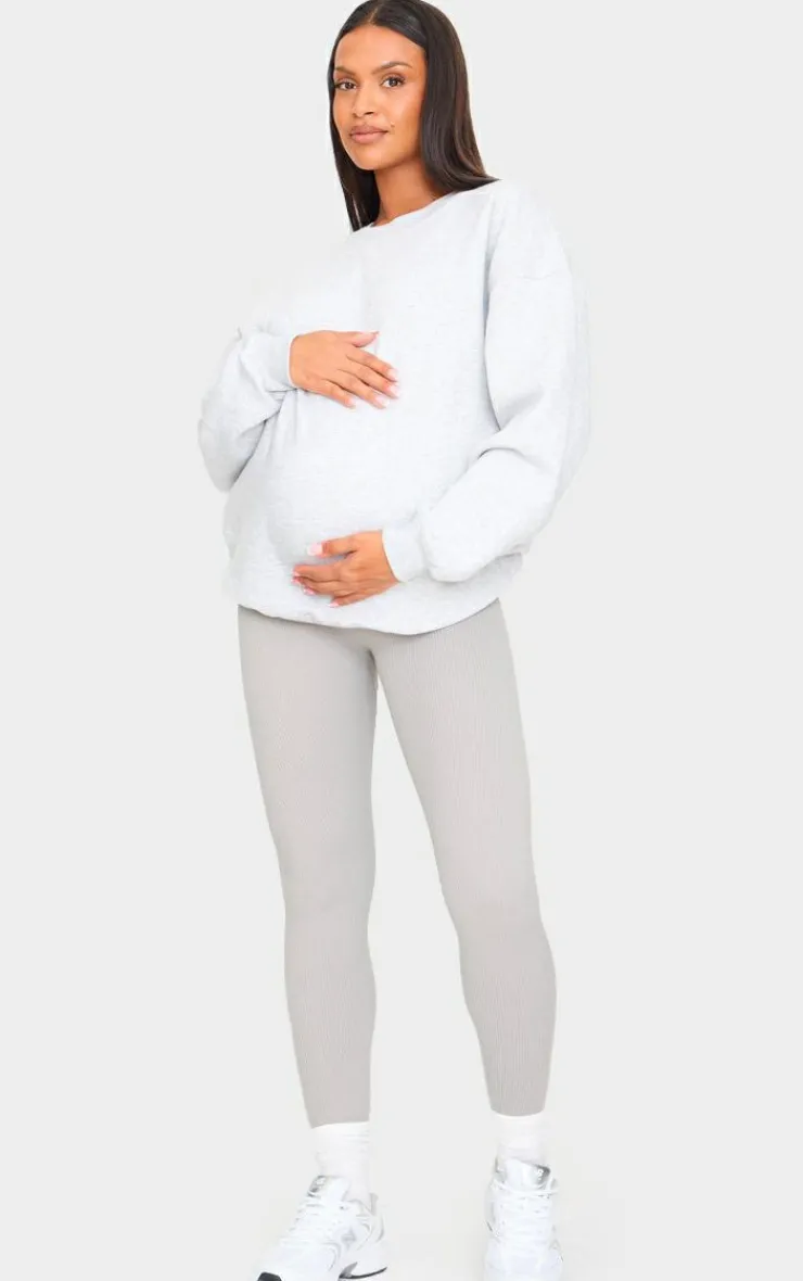 PrettyLittleThing Snatched*Maternity Snatched Rib Leggings
