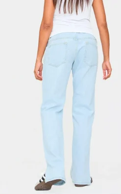 Maternity Split Hem Jeans-PrettyLittleThing Outlet