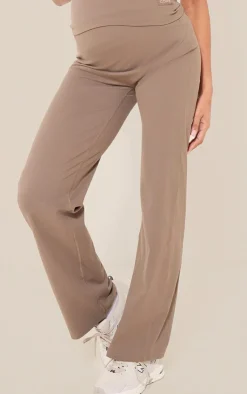 PrettyLittleThing Snatched*Maternity Core Collection Tab Snatched Sculpt Flared Pants