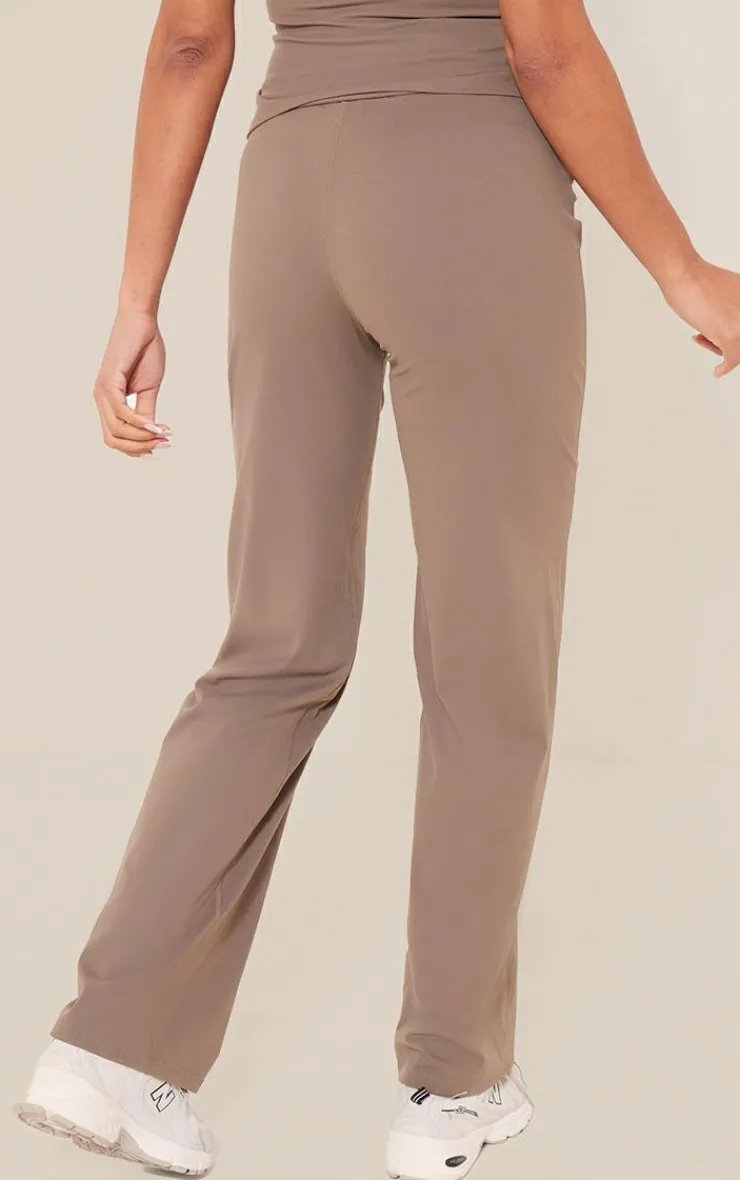 PrettyLittleThing Snatched*Maternity Core Collection Tab Snatched Sculpt Flared Pants