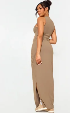 Maternity Snatched Sculpt Racer Bodycon Maxi Dress-PrettyLittleThing Best