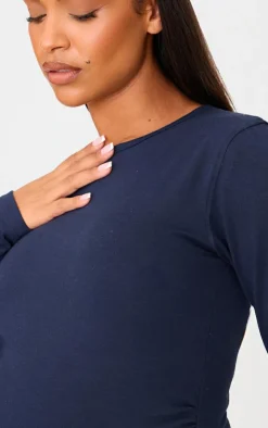 PrettyLittleThing T-Shirts*Maternity Crew Neck Long Sleeve Fitted Top