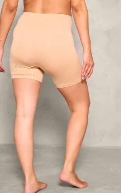 Maternity Nude Seamless Over The Bump Shorts