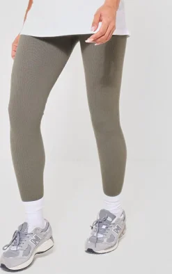 PrettyLittleThing Snatched*Maternity Snatched Rib Leggings