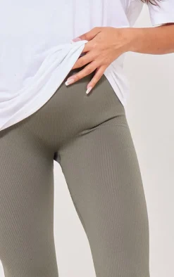 PrettyLittleThing Snatched*Maternity Snatched Rib Leggings