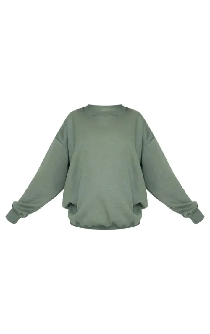 Maternity Sea Green Ultimate Oversized Sweatshirt