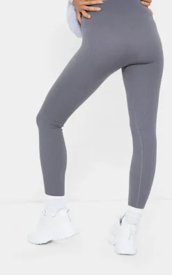 PrettyLittleThing Snatched*Maternity Snatched Ribbed Leggings