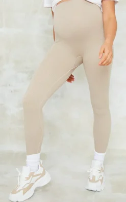 PrettyLittleThing Snatched*Maternity Snatched Rib Leggings