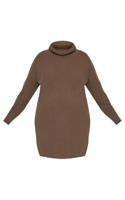 PrettyLittleThing Sweater Dresses*Maternity Oversized High Neck Sweater Dress