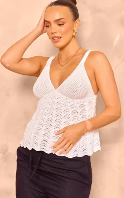 PrettyLittleThing Camisole*Maternity Knit Cami Strap Long Top