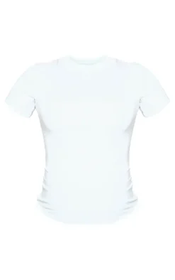 Maternity White Soft Touch Sculpt Short Sleeve Top