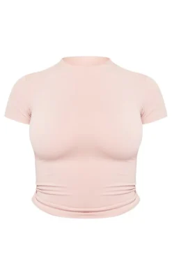 PrettyLittleThing Snatched*Snatched Sculpt Short Sleeve T Shirt