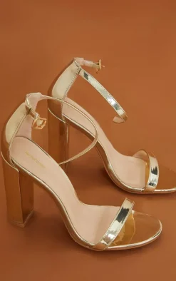 PrettyLittleThing High Heels*May Block Heeled Sandal
