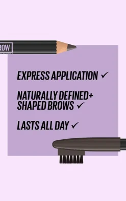 PrettyLittleThing Eyebrows*Maybelline Express Brow Shaping Pencil Natural Definition 04