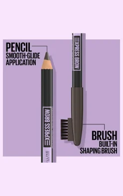 PrettyLittleThing Eyebrows*Maybelline Express Brow Shaping Pencil Natural Definition 04