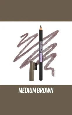 PrettyLittleThing Eyebrows*Maybelline Express Brow Shaping Pencil Natural Definition 04