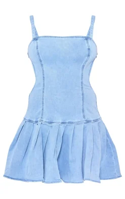 Cut Out Side Pleated Skirt Mini Dress-PrettyLittleThing Best