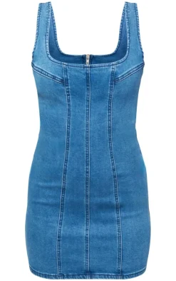 Seam Detail Mini Dress-PrettyLittleThing Sale