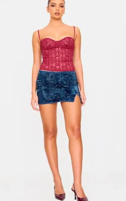 Beaded Sequin Mini Skirt-PrettyLittleThing New