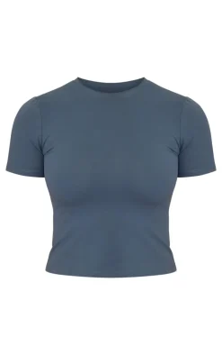 PrettyLittleThing Workout Tops*Sculpt Longline Short Sleeve Gym Top