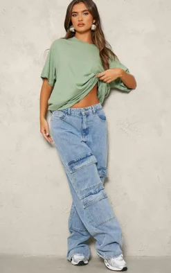 PrettyLittleThing T-Shirts*Vanilla Matcha Graphic Oversized T Shirt