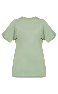 PrettyLittleThing T-Shirts*Vanilla Matcha Graphic Oversized T Shirt