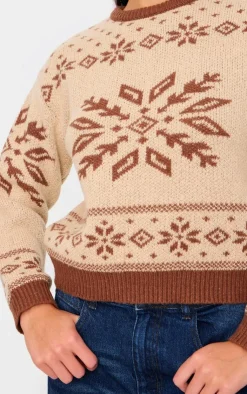 PrettyLittleThing Sweaters*Fairisle Printed Oversized Knitted Christmas Sweater