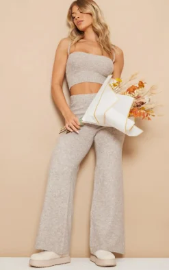 PrettyLittleThing Bralets*Luxe Knit Crop Bralet