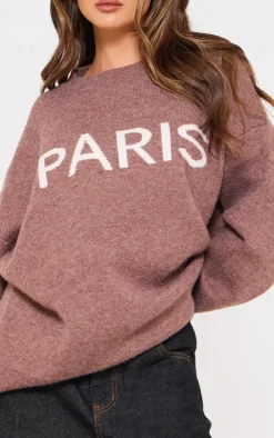 PrettyLittleThing Sweaters*Paris Jacquard Knitted Sweater