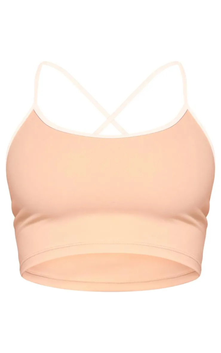 PrettyLittleThing Workout Tops*Sculpt Contrast Detail Strappy Gym Vest
