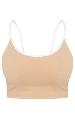 PrettyLittleThing Sports Bras*Sculpt Contrast Detail Strappy Sports Bra