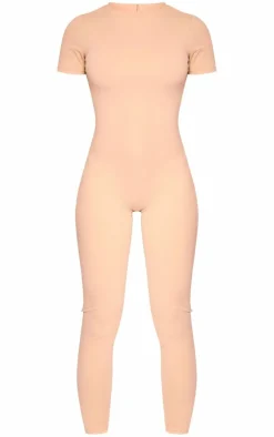 PrettyLittleThing Gym Wear*Sculpt Short Sleeved Unitard